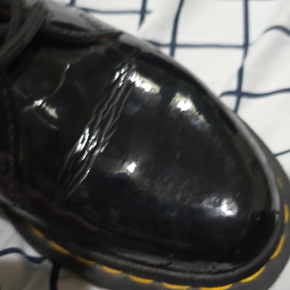 Dr. Martens Glossy Black  Oxfords - Picture 6 of 8